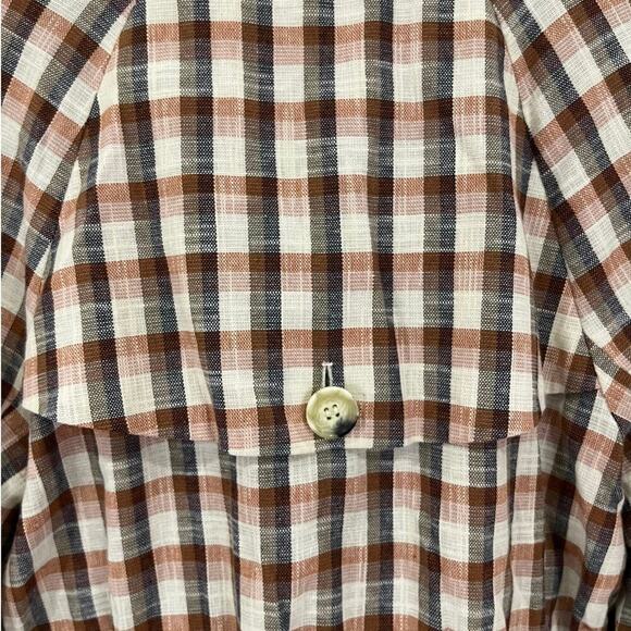 Veronica Beard Lin Jacket Multi Checked Cotton Blend Blazer Multicolored Size M - Picture 13 of 16